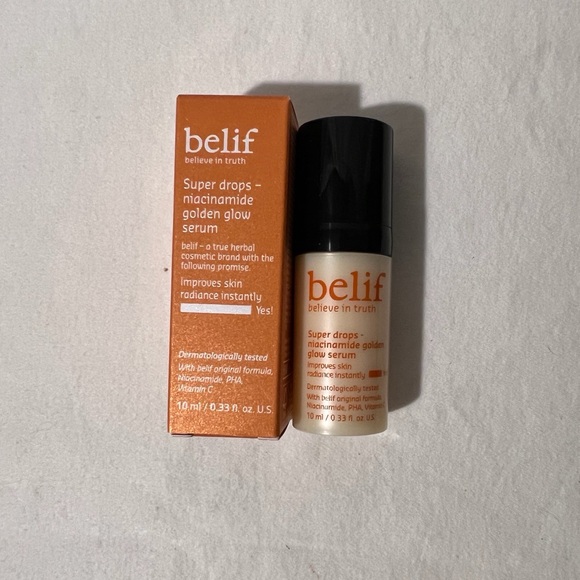 BELIF Super Drops Niacinamide Golden Glow Serum .33oz - Picture 1 of 9